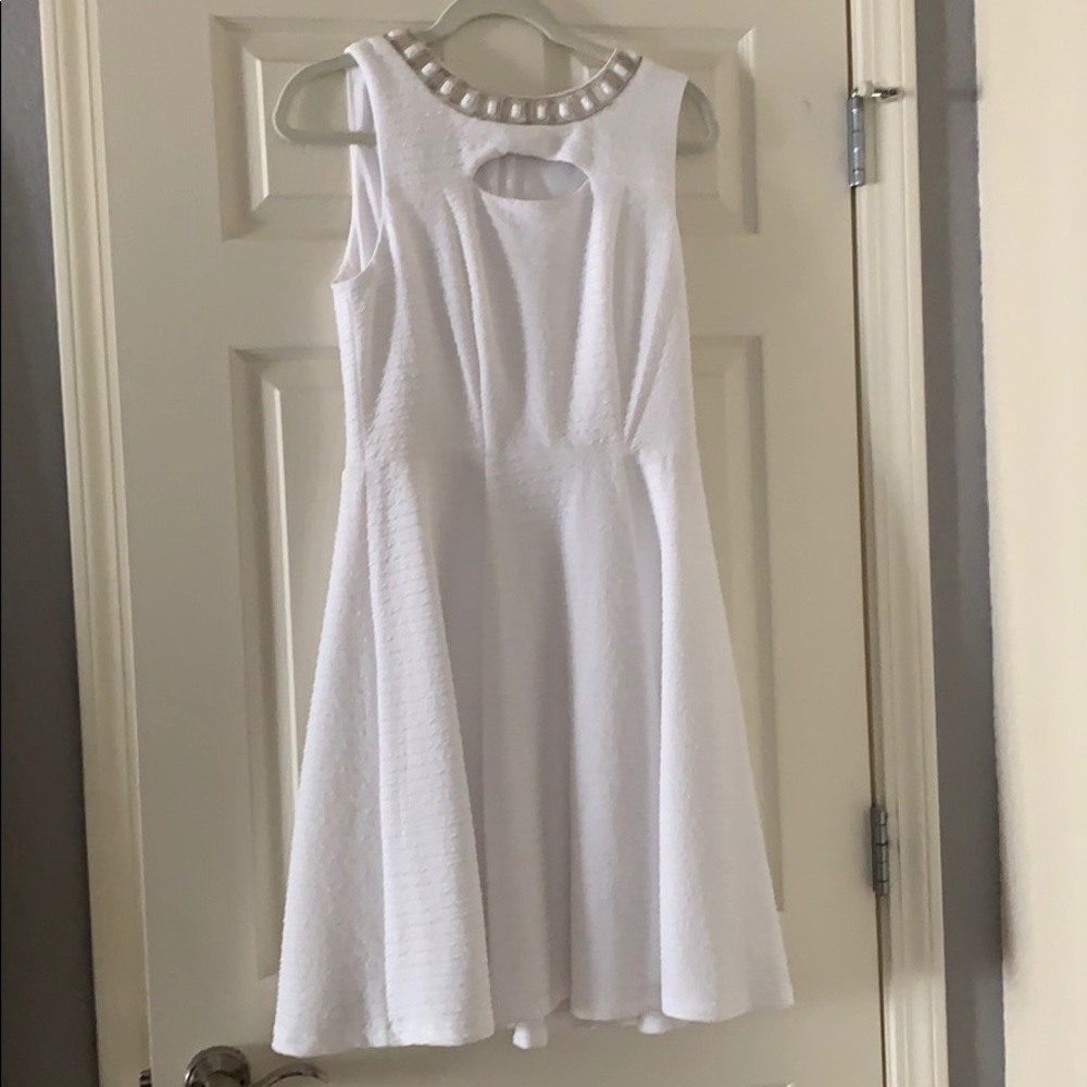 Sandra Darren white dress